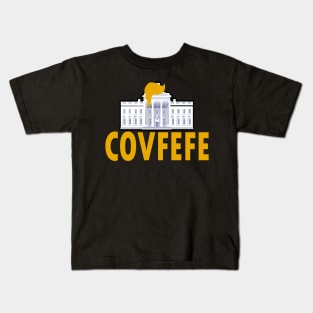 Funny Presidential Covfefe Meme Whitehouse Kids T-Shirt